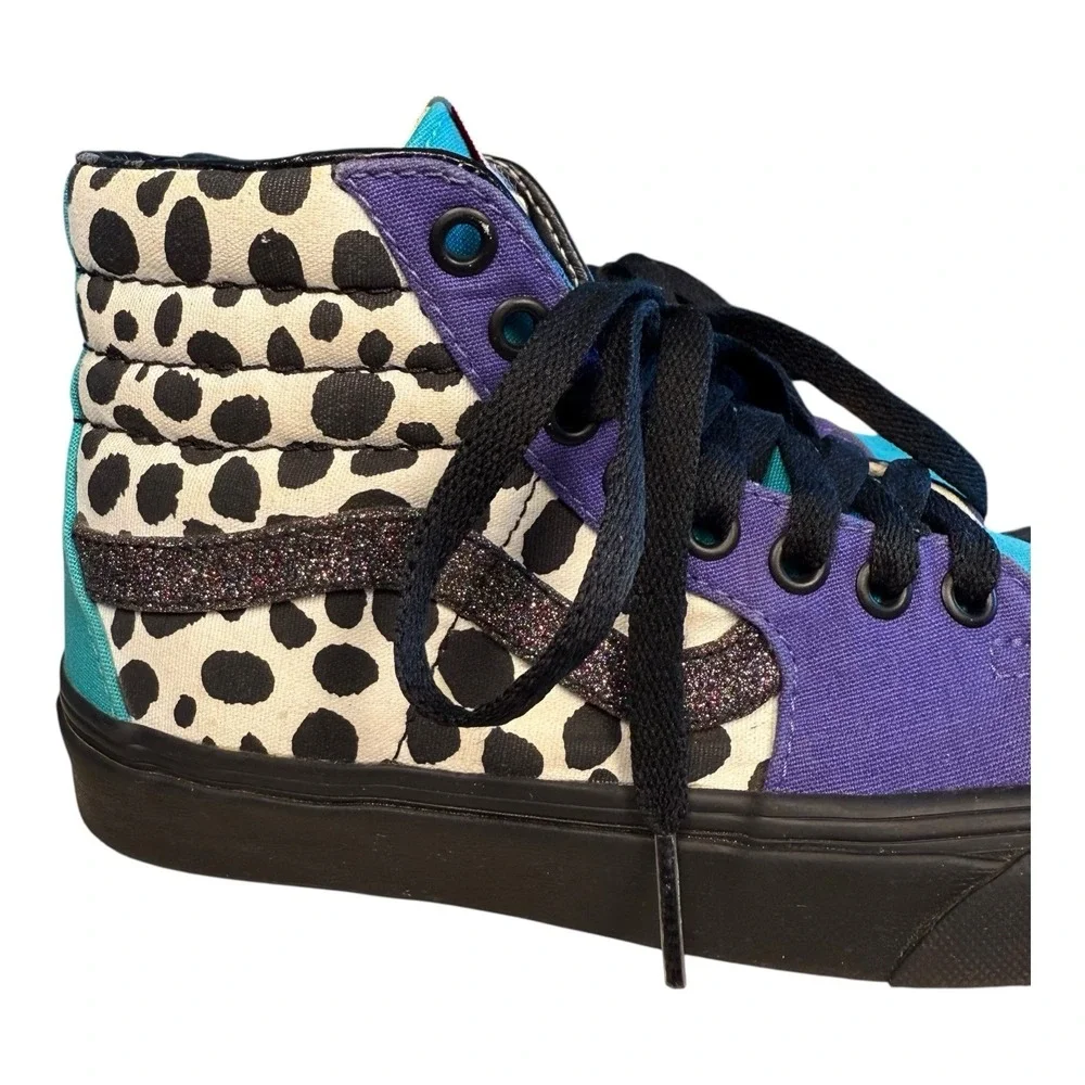 Vans  Off the Wall 721454 Multicolor High Top Sneaker Shoes Sz W5 M3.5 Unisex